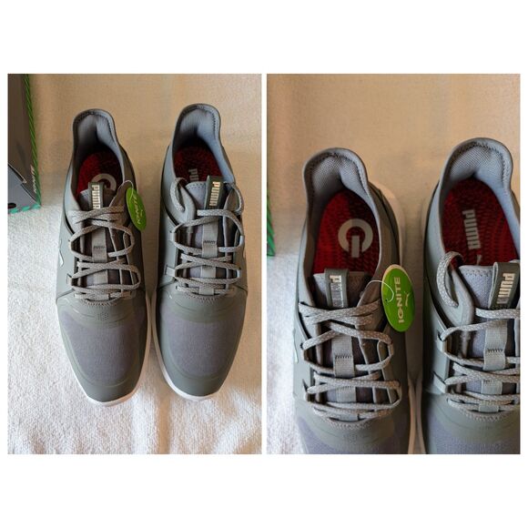 PUMA Ignite Fasten8 Golf Shoes Men’s Size 12 Gray Waterproof Spikeless main image 6